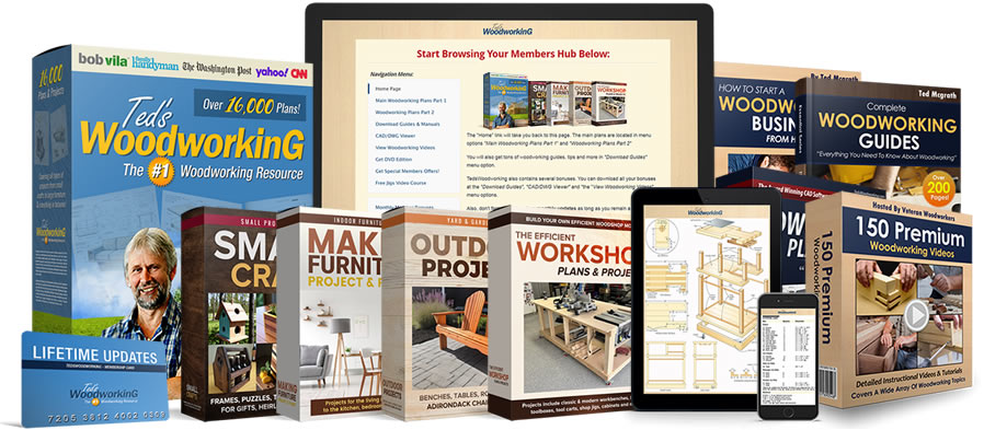 Full woodwoorking plans pack